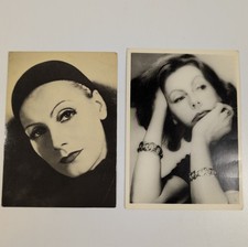 Two Vintage Greta Garbo Postcards Swedish American Actress Hollywood Movies picture