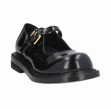 MOSCHINO Couture Mary Jane “OLIVIA” Black Brushed Leather Shoes Sz IT36 picture