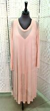 ALEMBIKA LONG PINK DRESS DELICATE MESH / LACE +  CAMISOLE  SIZE - S - NWT. picture