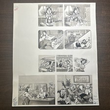 CRACKED Magazine Original Comic Art Samuel Sam S.B. Whitehead Large 21x15 Mad 02 picture