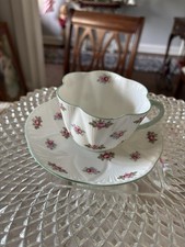 Vintage Shelley Rose Bud Dainty Cup & Saucer  picture