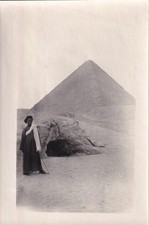 Rare 4x6 1920s Photo Egypt Tomb of Queen Khentkaus I Fourth Pyramid Entrance  picture