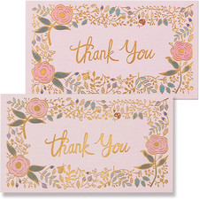 Small Thank You Cards Bulk, 100-Pack Mini Thank You picture