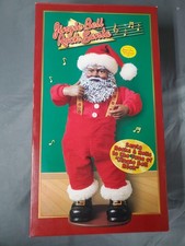 Vintage 1998 Jingle Bell Rock Santa African American Santa Claus #1 Edition New picture