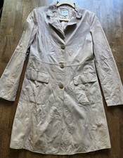 Armani Collezioni Unique Snake Embossed Leather Trench Coat – Size EU 44 (US 8) picture
