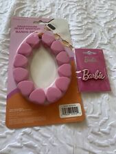 New 2023 Barbie Enamel Pin - Pink And Smart Phone Heart Wristlet picture