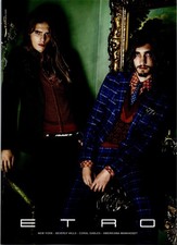 2011 • ETRO Print Ad • Suit Plaid Gay Fashion 2000s Style GA.49 picture