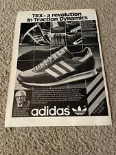 Vintage 1979 ADIDAS TRX Running Shoes Poster Print Ad 1970s ADI DASSLER picture