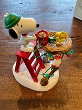 Hallmark Keepsake Peanuts Snoopy Woodstock Ornament 2007 To A Job Well-Done picture