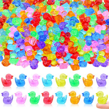 250 Pcs Mini Acrylic Ducks Colorful Small Little Tiny Resin Duck Figures to Hide picture