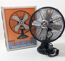 Ecco Electric Fan Black Metal Fuoriserie Brooklyn NY 200MM Table 200T in Box picture