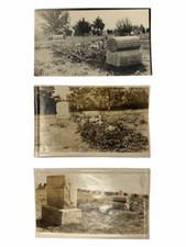 Tekamah Nebraska Cemetery RPPC Lot Agnew Hamblin Gravestone Liberty Studio picture