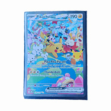 2026 Pokemon TCG 30th Anniversary Pikachu ex 149/128 SIR Full Art Holo picture