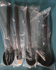 NEW Tupperware E-Series Cooking Utensils: Ladle, Spoon, Slotted Spoon, Meat Fork picture
