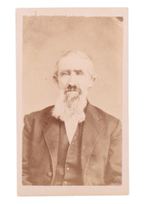 Edwardian Carte de Visite of an Elderly Man from R H Piper's Gallery #162 picture