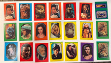 Topps Vintage 1983 Return of the Jedi Stickers Set of 21 stickers MINT MINT picture