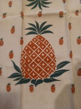 Vtg. NWOT Riegel Pineapple Kitchen Dish Tea Towel Textured Cottage Grannycore picture