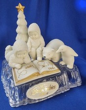 Vtg~Dept 56 Snowbabies Let's Go See Jack Frost Penguin 10th Anniversary 68850 picture