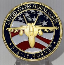 * US MARINE And NAVY F/A 18 Hornet 馃悵 Challenge New Coin In An Airtight Capsule picture