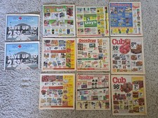 Vtg 90's Y2K Sales Grocery Circulars Lot Cub Foods, Walgreens, Jewel, Osco-Drug picture