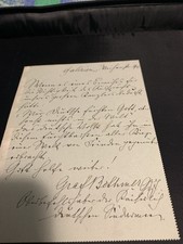 World War I General Felix Von Bothmer Signed Document picture