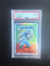 Topps 2021 GPK Chrome Nailin' Neil Refractor AN2b PSA 10 Cert 69128516 picture