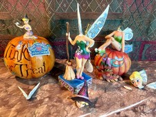 As-Is 3 DISNEY TRADITIONS TINKERBELL By JIM SHORE ~ FOR REPAIR Broken Halloween picture