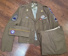 Post WWII Occupation Korean War Era 11th Airborne Infantry Ike Uniform picture