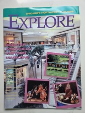 Vtg 90's Chicago's Northwest Suburbs Schaumburg IL Magazine Ad Woodfield Mall  picture