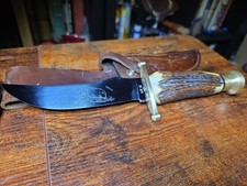 Case XX USA Kodiak 1965-69 With sheath Fixed Blade stag Knife RARE picture