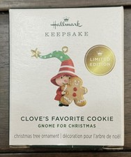 2026 Hallmark Ornament Gnome For Christmas Clove's Favorite Cookie Gingerbread picture