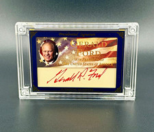 2025 A Word From POTUS Gerald Ford Presidential Signature Cut Autograph GF38 picture