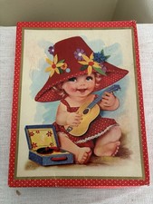 Vintage 1950s  9 Unused Girls/ Boys Birthday Cards N Original Box picture