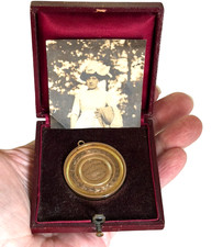 1901 Award Medal TORONTO Music Conservatory Vocal Dept. Gold Filled Inscribed picture