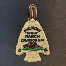 Vintage 1970s-80s PHILMONT SCOUT RANCH Cimarron NM Arrowhead PATCH BSA Scouting picture