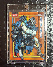 2026 Topps Chrome Marvel Doom 2099 #112 True Orange Refractor 18/25 picture
