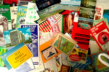 VTG Travel Ephemera Lot Maps Postcards Railroad Brochures picture