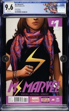 Ms. Marvel # 1 (Marvel Comics April 2014) Fourth Printing, CGC 9.6 picture