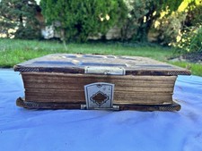 Antique c. 1884 Victorian Parlor Bible w/ Brass Clips - A.J. Holman & Co picture