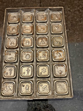 Antique Van Emden Co New York D 3462 Alphabet Animal Chocolate Candy Mold HTF picture