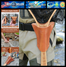 Leather Landing Net Holster | Belt-Mounted Holder for Landing Nets | Waist-Worn picture