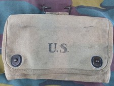 WW1 WWI US M1917 SQUAD LEADER POUCH SPARE AMMO CARRIER POUCH DATED 1918 Modified picture