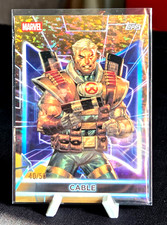2026 Topps Marvel Neon Cable #45 40/50 Gold Parallel picture