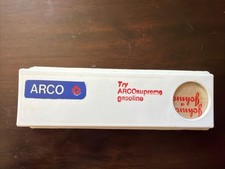 1970s Vintage ARCO Band-Aid Dispenser, Oil Company Promo for ARCO Supreme picture