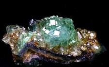 221g Natural Green Phantom Cube fluorite mineral specimen/xianghualing picture
