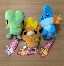 Pokemon Center Poke Doll Torchic Mudkip Treecko 2003 Collectible 3 Pack picture