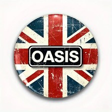 Oasis - Union Jack Logo - Button Badge picture