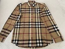 NEW BURBERRY LONDON ENGLAND long sleeve check shirt sizes L XL picture