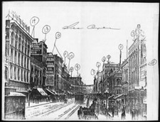 Broadway north from Sixth Street Los Angeles 1906 image 2 California Old Photo picture