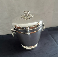 Vintage The Sheffield Silver Co. Thermos Brand Silverplate Ice Bucket picture